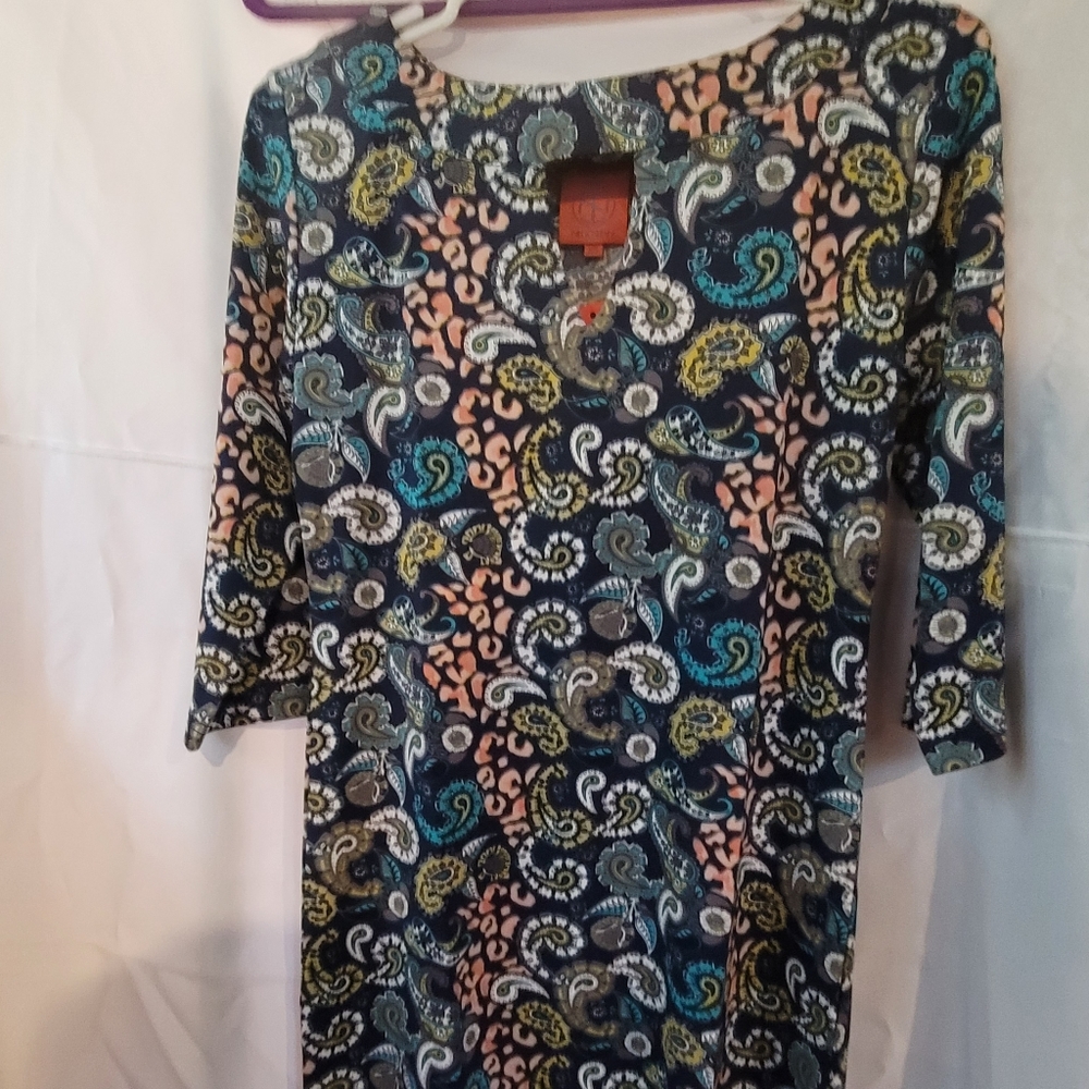 👗Tracy Negoshian  paisley  dress